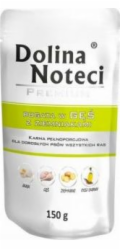 DOLINA NOTECI Premium Bohatá husa s bramborami - Mokré krmivo pro psy - 150 g