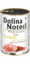 Dolina Noteci Premium Pure mokré krmivo pro psy s kuřecím masem a rýží - 400g