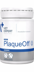 VETEXPERT Plaque Off - přípravek podporující zdraví ústní dutiny psů a koček - 40 g