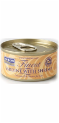 FISH4CATS Sardine with shrimp - mokré krmivo pro kočky - 70g