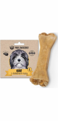 PAKA ZWIERZAKA Bone with goat L 13,5 cm - pamlsek pro psa - 70g