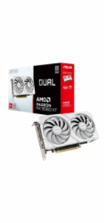 ASUS VGA AMD Radeon RX 9060 XT DUAL 16GB WHITE, RX 9060 XT, 16GB GDDR6, 2xDP, 1xHDMI