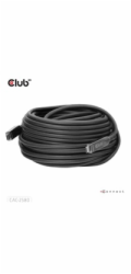 Club3D Kabel USB-C, 10 Gbps, 4K120Hz, 8K60Hz, 60W, Bi-directional, 15m, černá