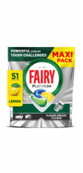Fairy Platinum All in One Lemon – Kapsle do myčky – 51 kusů