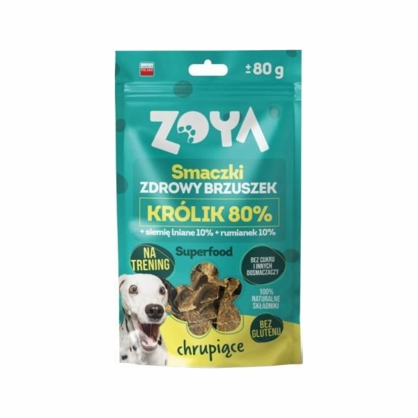 ZOYA Healthy tummy Rabbit - pamlsek pro psa - 80g