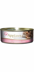 APPLAWS Natural Cat Food Tuna fillet with prawn - mokré krmivo pro kočky - 156g
