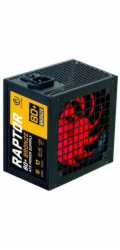 Rebeltec Napájecí zdroj ATX Raptor 800W Bronze 80+, jedna větev, DC-DC. Napájecí zdroj splňuje požadavky standardů 80 PLUS Bronze, stabilní trvalý výkon 800 W - maximální výkon