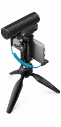 Sennheiser MKE 400 Mobile Kit - kondenzátorový, superkardioidní mikrofon s nízkofrekvenčním filtrem se stativem Manfrotto