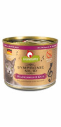 GRANATAPET Symphonie No.10 Wild boar and duck - mokré krmivo pro kočky - 200g