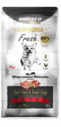 BIOFEED Euphoria Fresh Adult Mini & Small Pork with beef - suché krmivo pro psy - 2kg