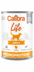CALIBRA Dog Life Adult Turkey with apples - vlhké krmivo pro psy - 400g