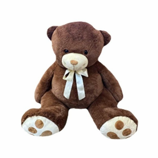 TULILO Hnědá plyšová hračka Miś Gienio 80 cm