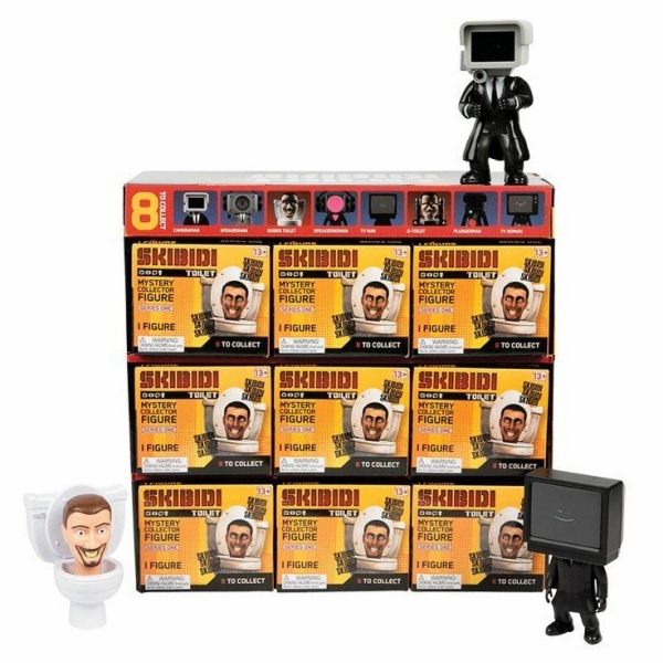 Cobi Toaleta Skibidi - Vystavte 9 kusů záhadných postav