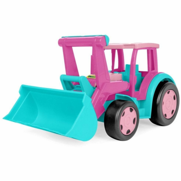 Wader Obří traktorový nakladač růžový
