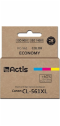 Actis KC-561 Canon inkoust do tiskárny, náhrada Canon CL-561XL; Supreme; 18 ml; modrá, fialová, žlutá. Tiskne o 60 % více než originální náplň.