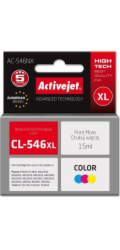 Activejet AC-546NX Tiskový inkoust pro Canon, náhrada Canon CL-546XL; Supreme; 15 ml; barevný, azurový, purpurový, žlutý