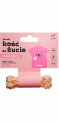 AZANKI Hypoalergenní kost z jelení kůže s králíkem a probiotikem Puppy - pochoutka pro psa - 10 cm