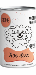 PAKA ZWIERZAKA Pepe Roe deer - vlhké krmivo pro psy - 400g