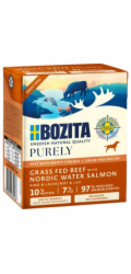 BOZITA Purely Paté Duoprotein Beef and salmon - vlhké krmivo pro psy - 370g