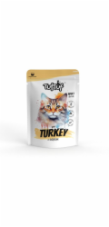 TUF TUF with turkey - mokré krmivo pro kočky - 100g