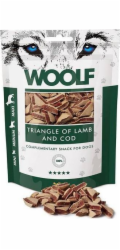 WOOLF Lamb with cod - pamlsek pro psa - 100g