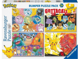 Ravensburger Polska Puzzle Pokémon 4x100 dílků
