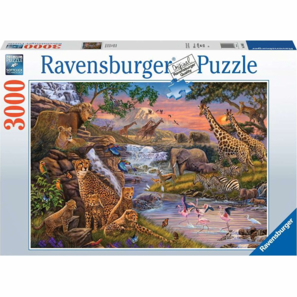 Ravensburger Polska Puzzle 3000 dílků Zvířecí říše