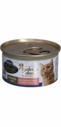 BUTCHER S Delicious Dinners Losos a krevety - mokré krmivo pro kočky - 85 g