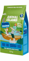 ANIMAL ISLAND Adult Medium Salmon - suché krmivo pro psy - 12kg