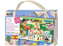 MG DYSTRYBUCJA Puzzle Vytvořte 3D městskou krajinu - Barcelona