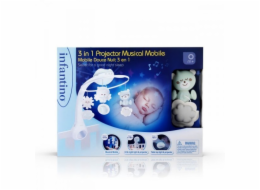 B-kids Infantino 3v1 hudební mobil zelený