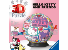 Ravensburger Polska 3D puzzle míč 72 dílků Hello Kitty
