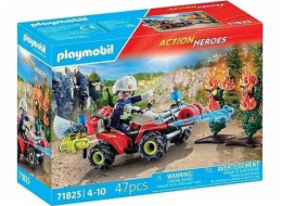 Playmobil Action Heroes 71825 Hasičská čtyřkolka v akci
