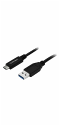 StarTech USB to USB C Cable - 1m / 3 ft - 5Gbps - USB A to USB C - USB Type C - USB Cable Male to Male - USB C to USB (USB315AC1M) - Kabel USB - USB (M) do USB-C (M) - USB 3.0 - 1 m - černá - pro P/N: