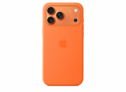 iPhone 17 Pro Max Silicone Case with MS – Orange
