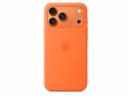iPhone 17 Pro Max Silicone Case with MS – Orange