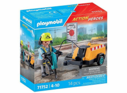 Playmobil Action Heroes 71752 Stavební dělník se sbíječkou