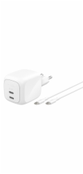 Belkin Ladegerät Dual USB-C 67W PD PPS+2m Kabel  WCH020kq2MWH-B6