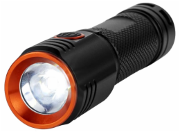 NEDIS LED svítilna/ napájení z baterie/ 3,7 V DC/ 20 W/ 2000 lm/ dosah 180 m/ černá