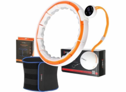 HMS MAGNETICKÁ HULA HOP SADA BÍLO/ORANŽOVÁ HHM21 S POČÍTADLEM HMS + HUBNUCÍM PÁSEM BR1313