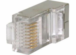 Digitus Stíněná zástrčka ASSMANN RJ45 cat.5e univerzální jednožilový/laněný 8P8C 100 ks