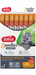 ZOLUX Sweeties with tuna and salmon - pamlsek pro kočky - 7x14g