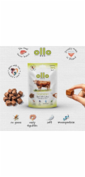 OLLO Air Dried Training Beef Cubes - pamlsek pro psa - 80g
