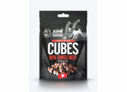JOHN DOG Soft Bites Cubes Beef 95% - pochoutka pro psy - 120g