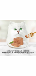 PURINA Gourmet Gold Mousse with salmon - mokré krmivo pro kočky - 85g