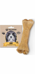 PAKA ZWIERZAKA Bone with goat XL 17 cm - pamlsek pro psa - 115g