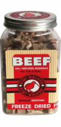 KIWI WALKER Freeze-dried treats Beef - pochoutka pro psa a kočku - 40g