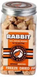 KIWI WALKER Freeze-dried treats Rabbit - pochoutka pro psa a kočku - 75g