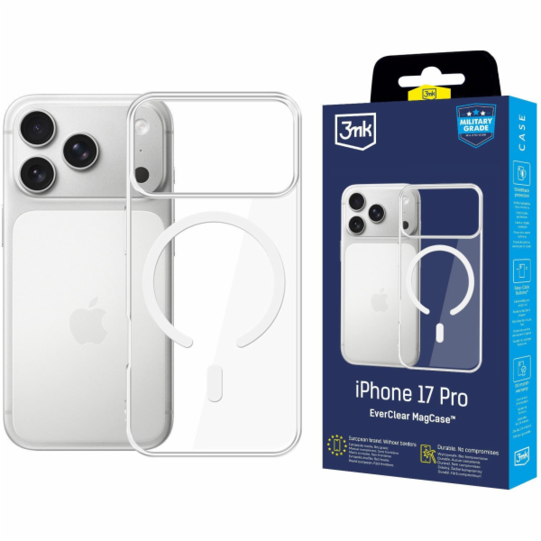 3MK Kryt EverClear MagCase pro Apple iPhone 17 Pro