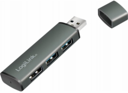 LogiLink USB HUB LogiLink USB 3.2 HUB 3portový, Gen2 s hliníkovým pouzdrem
